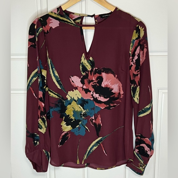 LaChateau long sleeve floral top, size XSmall. - Picture 9 of 11